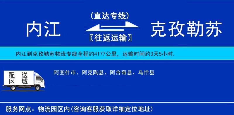 內(nèi)江到克孜勒蘇物流專(zhuān)線(xiàn)