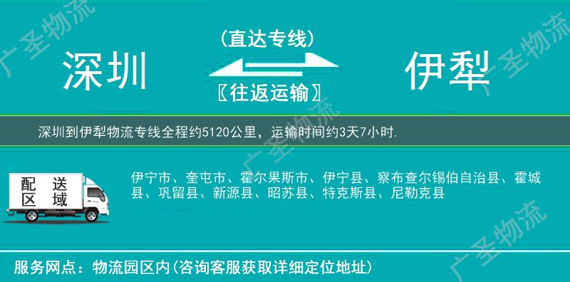 深圳到伊犁物流專線